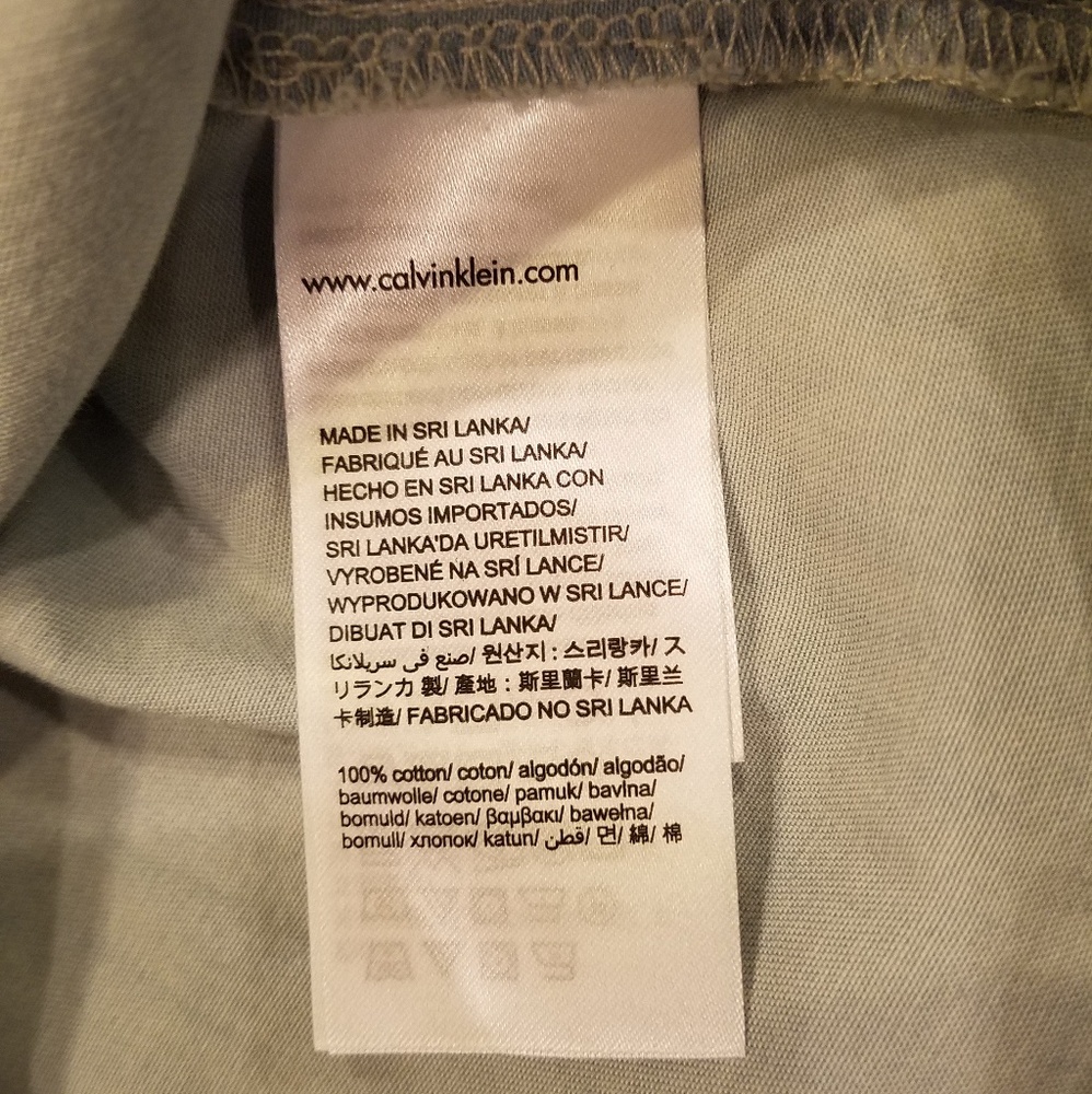 🛍Calvin Klein Jeans Off the Shoulder Blouse Med - Picture 7 of 8